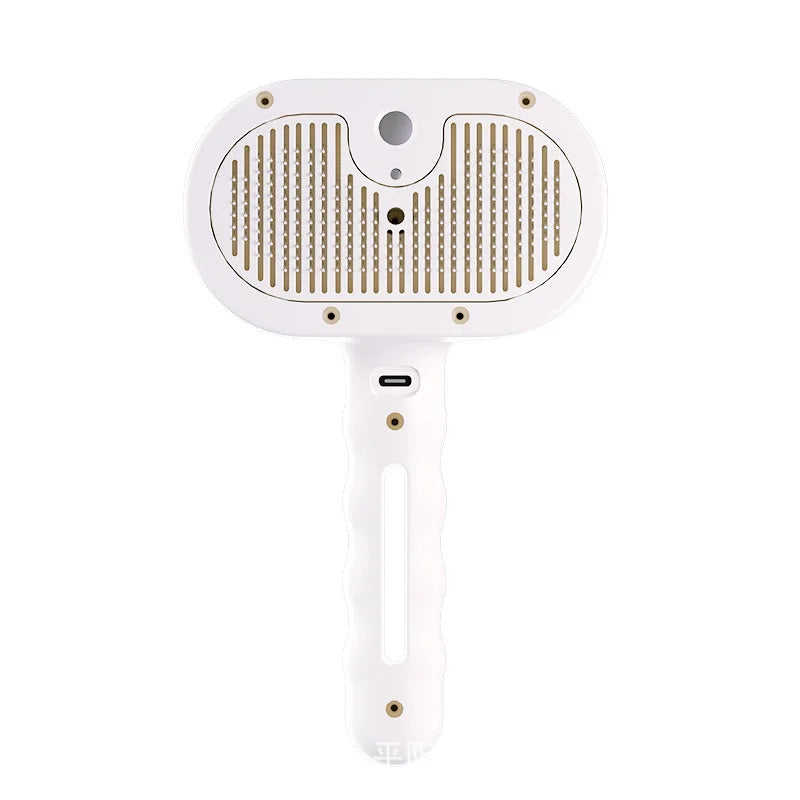 Modern Stocked ABS Cat & Dog Pet Hair Comb Spray Self-Cleaning Press Push
