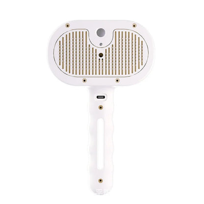 Modern Stocked ABS Cat & Dog Pet Hair Comb Spray Self-Cleaning Press Push