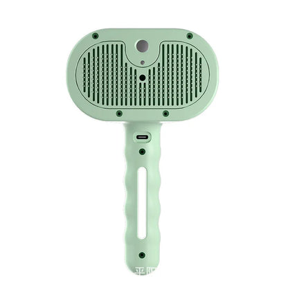 Modern Stocked ABS Cat & Dog Pet Hair Comb Spray Self-Cleaning Press Push