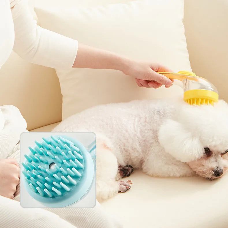 Pet Bath Brush Wholesale Massage Dog Bath Brush Pet Cleaning Products