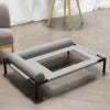 Pet Cot Bed Folding All-Season Universal Dogs Cats Breathable Cool Summer Removable Washable Elevated Iron-Frame Kennel