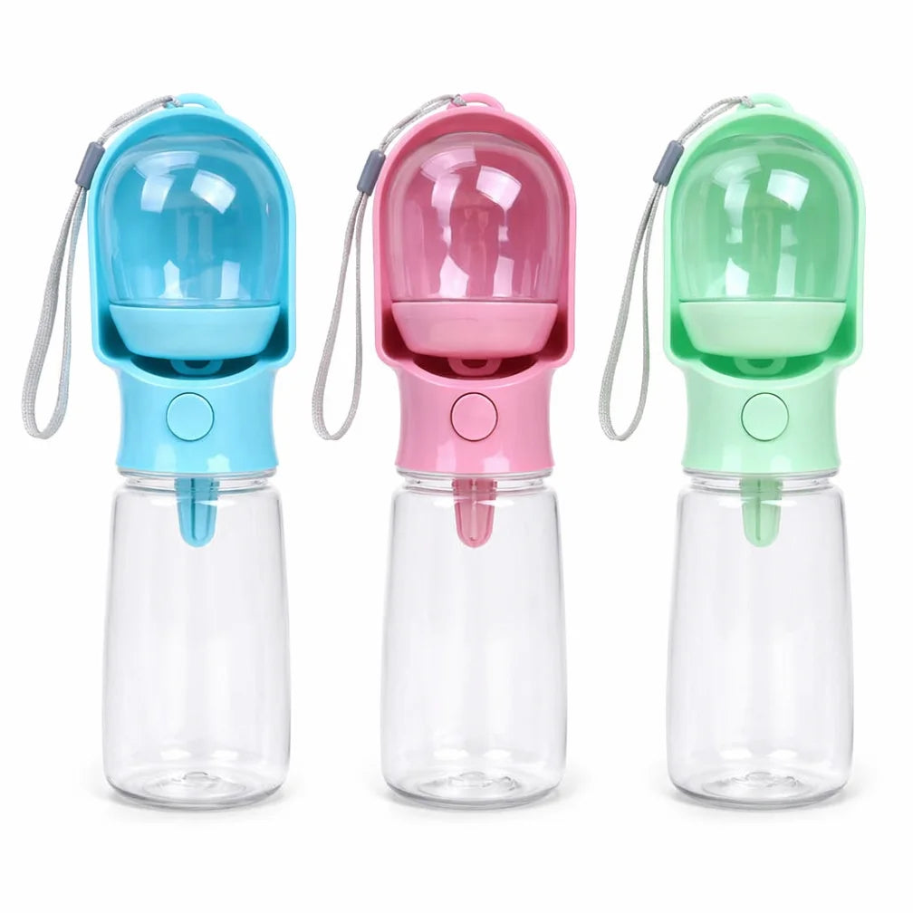 Pet Supplies Plastic Dog Cat Water Bottle & Food Storage Container Portable Outdoor Travel Cup