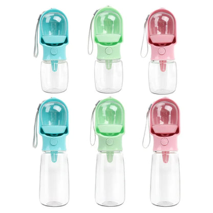 Pet Supplies Plastic Dog Cat Water Bottle & Food Storage Container Portable Outdoor Travel Cup