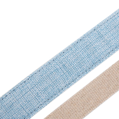 Luxury Cotton Velvet Adjustable Pet Collar Plaid Print Lightweight Dog Collar with High-quality Plastic Buckle